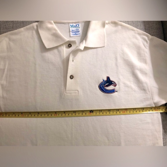 M & O KNITS SPORT SHIRT 100% PRESHRUNK COTTON SZ MEDIUM - Picture 10 of 12